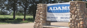 Adams Industries Company Outside Sign