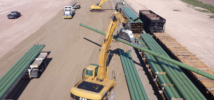 Warehousing Services storage yard at adams industries